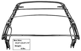 Picture of CONVERTIBLE TOP FRAME W/BOW 65-68 : 3628 MUSTANG 65-68