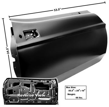 Picture of DOOR SHELL RH 71-73 : 3640ZD MUSTANG 71-73