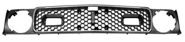 Picture of GRILLE 71-72 MACH 1 W/MOLDING : M3629J MUSTANG 71-72