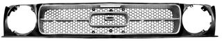 Picture of GRILLE STD 71-72 W/MOLDING : M3629H MUSTANG 71-72