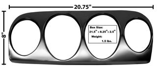 Picture of INSTRUMENT BEZEL TRIM 69 : M3548DC MUSTANG 69-69