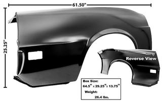 Picture of QUARTER PANEL COMPLETE RH 1970 CV : 3647WXWT MUSTANG 70-70