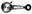 Picture of QUARTER WINDOW CRANK 1968-70 : M3529A MUSTANG 68-70