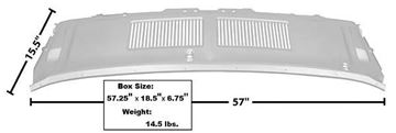 Picture of RIGHT HAND DRIVE COWL VENT GRILLE* : R3648F MUSTANG 67-68