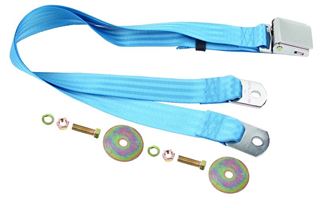 Picture of SEAT BELT LIGHT BLUE 74 : SBL-LB74 MUSTANG 65-73