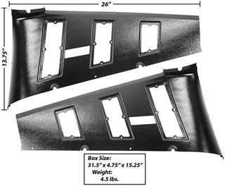 Picture of TRIM PANEL/QUARTER VENT 1965-66 FB : M3548T MUSTANG 65-66