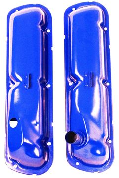 Picture of VALVE COVER 289,V8 65-66 PAIR BLUE : M3588 MUSTANG 65-70