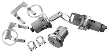 Picture of LOCK KIT IGNITION/DOOR LATER STYLE : 142 NOVA 62-64