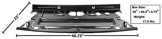 Picture of REAR SEAT DIVIDER/PACKAGE TRAY 66/7 66-67 : 1462ZE CHEVELLE 66-67