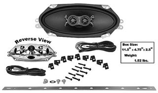 Picture of DASH SPEAKER 4X10 DUAL VOICE COIL 67-72 : AMR-410UK CHEVY PICKUP 67-72