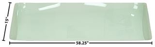 Picture of REAR WINDOW LARGE 55-59 TINTED GREN 55-59 : G1113 CHEVY PICKUP 55-59