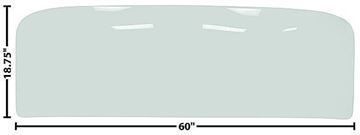 Picture of WINDSHIELD 64-66 TINTED 64-66 : G1157 CHEVY PICKUP 64-66