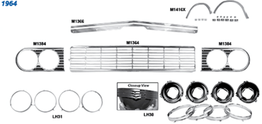 Picture for category Grilles : Chevelle