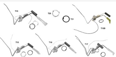 Picture for category Fuel Senders, Gaskets, Lock Rings : Camaro