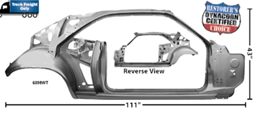 Picture for category Quarter/Door Frame Assemblies : Challenger