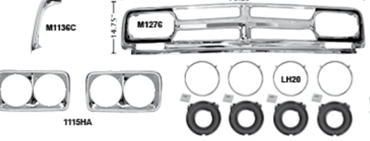 Picture for category Headlamp Doors & Bezels : Chevy Pickup