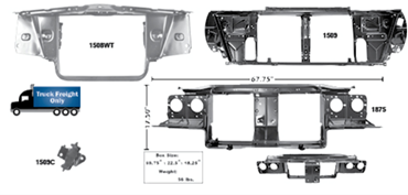 Picture for category Radiator Support : Cutlass