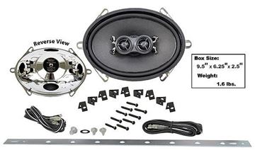 Picture of DASH SPEAKER 5X7 DUAL VOICE COIL : AMR-57UK CHEVELLE 64-69