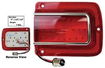 Picture of TAIL LAMP LENS RH 65 LED : CTL6521LED-R CHEVELLE 65-65