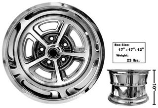 Picture of MAGNUM ALLOY WHEEL 15X10 COATED : GW150C CHEVELLE 64-72