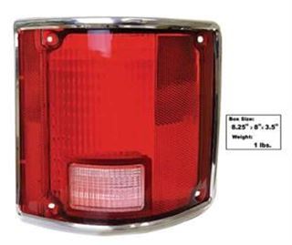 Picture of TAIL LAMP LENS RH 73-87 W/TRIM : LP82 CHEVY PICKUP 73-87