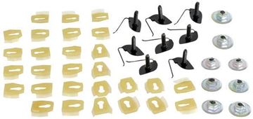 Picture of BODY SIDE MOLDING CLIPS 68-72 44 PC : M1470B EL CAMINO 68-72