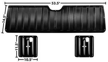 Picture of TAILGATE INNER PANEL SET 1964-67 : 1429E EL CAMINO 64-67