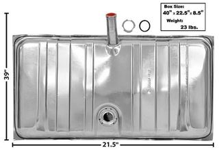 Picture of GAS TANK 69 STAINLESS : T11A FIREBIRD 69-69