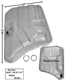 Picture of GAS TANK 75-76 22 GAL. : T29G IMPALA 75-76