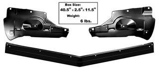 Picture of GRILLE SUPPORT/BUMPER FILLER  1966 : M1719P IMPALA 66-66