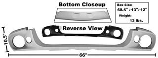 Picture of NOSE PANEL URETHANE 1967-68 : 3643AB MUSTANG 67-68