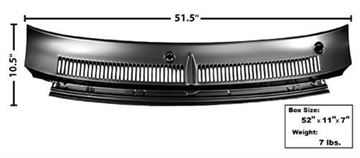 Picture of COWL VENT GRILLE 68-74 : 1642L NOVA 68-74