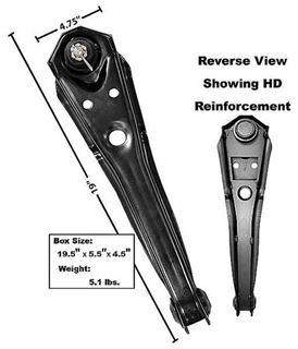 Picture of CONTROL ARM LOWER HD REINFORCED : 3632GHD COUGAR 68-73