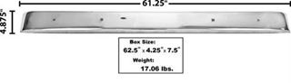 Picture of BUMPER REAR STEPSIDE CHROME : 3001 FORD PICKUP 48-72