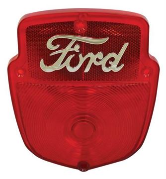 Picture of TAIL LIGHT LENS 53-56 W/FORD RH=LH : L3043 FORD PICKUP 53-56