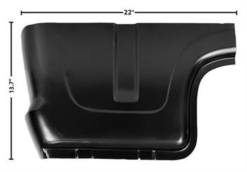 Picture of CAB CORNER 67-72 LH 14*24 : 3231 FORD PICKUP 67-72