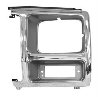Picture of HEADLAMP DOOR LH 80-81 CHROME/GRAY : 3037B FORD PICKUP 80-81