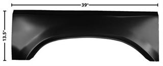 Picture of BED UPPER WHEEL ARCH LH 73-79 39X14 : 3269B FORD PICKUP 73-79