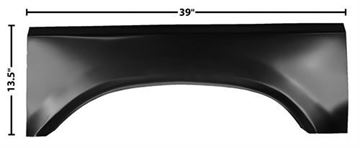 Picture of BED UPPER WHEEL ARCH RH 73-79 39X14 : 3269A FORD PICKUP 73-79