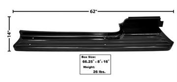 Picture of RUNNING BOARD LH 53-56 : 3273 FORD PICKUP 53-56