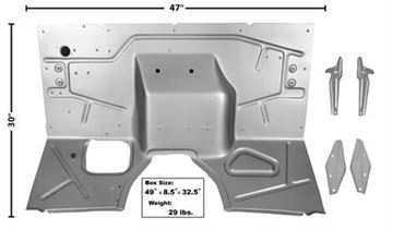 Picture of FIREWALL 48-52 W/SUPPORTING BRACKET : 3140 FORD PICKUP 48-52