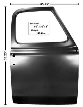 Picture of DOOR SHELL RH 53-55 : 3100 FORD PICKUP 53-55