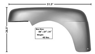 Picture of FENDER LH 48-50 STEEL : 3061 FORD PICKUP 48-50
