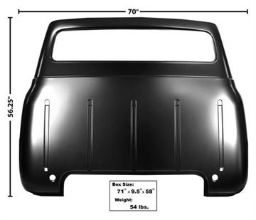 Picture of CAB BACK PANEL 53-55 SMALL WINDOW : 3240B FORD PICKUP 53-55