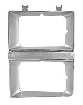 Picture of HEADLAMP DOOR LH 81-82 CHROME/SILVR : M1138S CHEVY PU 81-82