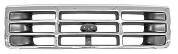 Picture of GRILLE 92-96 CHROME/GRAY : 3038A FORD PU 92-96