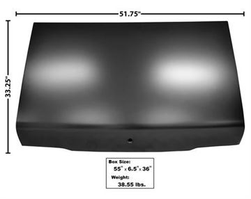 Picture of TRUNK LID 68 : 1588 GTO 68-68