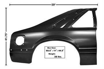 Picture of QUARTER PANEL RH 87-90  COUPE : 3641KR MUSTANG 87-90