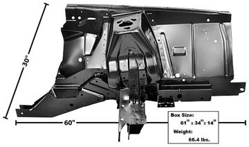 Picture of SHOCK TOWER/APRON ASSEMBLY LH 71-73 : 3630Z COUGAR 71-73