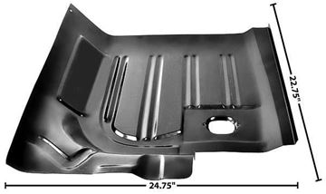 Picture of FLOOR PAN REAR SECTION RH 71-73 : 3648MB COUGAR 71-73